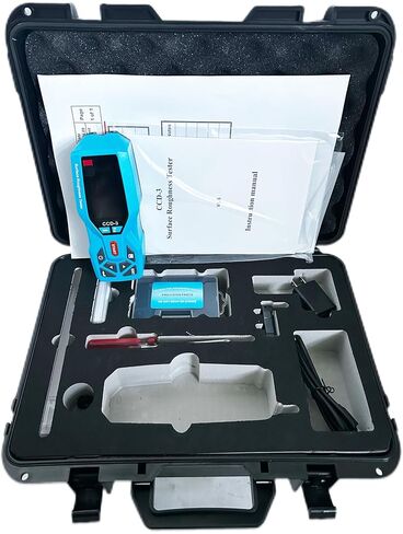 Portable Surface Roughness Tester Surface Roughness Machine with Working Platform Sample Length 0.25 0.80 2.50mm Measuring Range Ra 0.005~16.000μm Maximum Drive Stroke 17.5mm/0.7inch in Kuwait