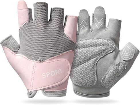 Workout Gloves for Women Men - Half Finger Gym Gloves Weight-Lifting Gloves in Kuwait