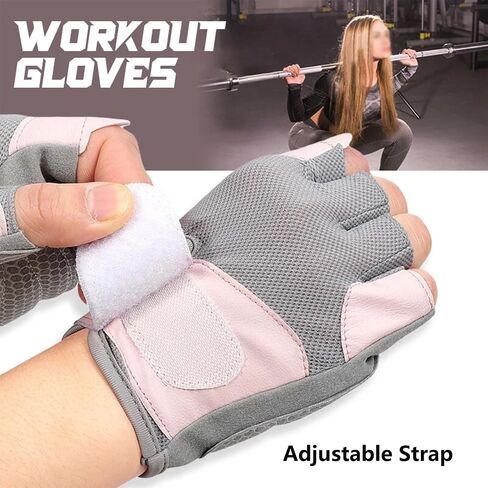 Workout Gloves for Women Men - Half Finger Gym Gloves Weight-Lifting Gloves in Kuwait