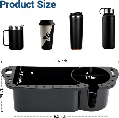 2-Pack Multifunctional Boat Cup Holder & Boat Caddy Organizer – Versatile Storage Solution for Boat, Kayak, Pontoon, Bass Boat, Jon Boat | Fishing Tool Holder, Drink Holder in Saudi Arabia