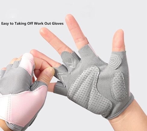 Workout Gloves for Women Men - Half Finger Gym Gloves Weight-Lifting Gloves in Kuwait