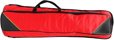 ERINGOGO Waterproof Oxford Cloth Tenor Trombone Bag Thickened Trombone Storage Case with Handles Portable Red Instrument Carrying Bag for Travel in Kuwait