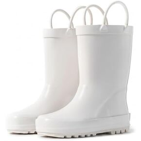 Lone Cone Elementary Collection - Premium Natural Rubber Rain Boots with Matte Finish for Toddlers and Kids, Ribbon Blue, Little Kid 2 in Kuwait