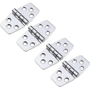Door Hinges Stainless Steel Hinge for Boat 3" X 1.5" Window Hardware 4Pcs in Kuwait