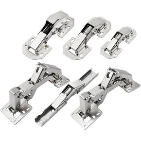 No-Drilling & No-Hole Open Surface-Mounted Bridge Hinges 1Pcs(3 inch-N-5PCS) in Kuwait