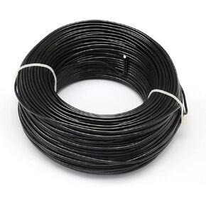 Bonsai Wire Aluminum Wire for Bonsai Trees Suitable for Potting Crafts, Weight 500G,White,(Black,Diameter:1mm) in Kuwait