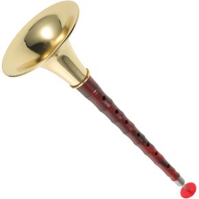 Toyvian D Key Suona Wind Instrument for Beginners and Adults, Synthetic Resin with Ebony Finish, Portable Traditional Chinese Folk Musical Instrument for Music Practice and Performance in Kuwait