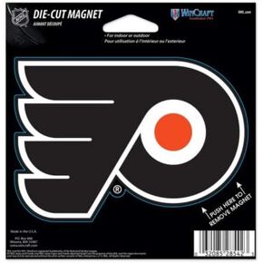 WinCraft NHL Philadelphia Flyers 4.75" x 5" Inch Die Cut Magnet in Kuwait