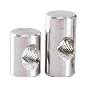 Barrel Bolts,Barrel Bolt Barrel Bolts, M4 M5 M6 Stainless Steel Cylindrical Pin Dowel Wood Furniture Embedded Locking Long Nut(M4x20 (10Pcs)) in Kuwait