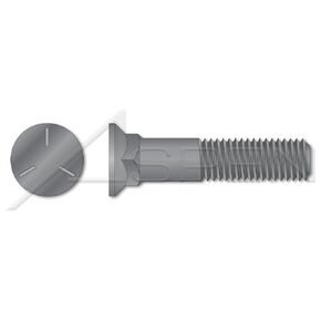 (250 pcs) 1/2"-13 X 3, Plow Bolts, Flat Head, #3 Head, Grade 5 Steel, Plain in Kuwait