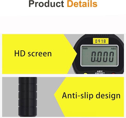 Portable Surface Roughness Tester, Surface Roughness Gauges, Measuring Range 0-6500μm with ±2μm Accuracy, for Printing, Sandblasting, Surface Finish Inspection in Kuwait