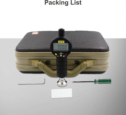 Portable Surface Roughness Tester, Surface Roughness Gauges, Measuring Range 0-6500μm with ±2μm Accuracy, for Printing, Sandblasting, Surface Finish Inspection in Kuwait