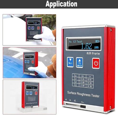 Roughness Tester, Surface Roughness Test Device, Measuring Range Ra/rq 0.05~15.0 Μm, Rz/rt 0.1~50.0 Μm, High Accuracy 0.01 Μm, for Surfaces Profile Gauging in Kuwait