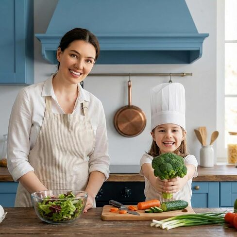 32 Pack Chef Hats for Kids,Disposable Paper Chefs Hat Bulk,Adjustable DIY Kids Chef Capfor Baking, Cooking, Activity, Pizza Party White in Kuwait