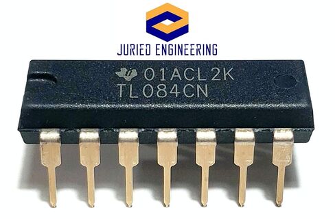 TL084CN TL084 Quad High Slew Rate JFET-Input Operational Amplifier Op-Amp IC Breadboard-Friendly DIP-14 (Pack of 10) in Kuwait