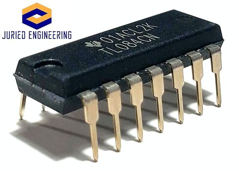 TL084CN TL084 Quad High Slew Rate JFET-Input Operational Amplifier Op-Amp IC Breadboard-Friendly DIP-14 (Pack of 10) in Kuwait
