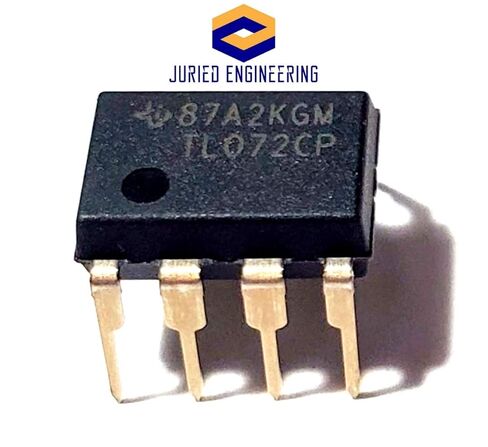 TL072CP IC مضخم تشغيلي مزدوج منخفض الضوضاء JFET ومآخذ DIP ذات 8 سنون مع دبابيس اتصال آلية صديقة للوحة التجارب (عبوة من 10 قطع) in Kuwait