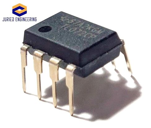TL072CP IC مضخم تشغيلي مزدوج منخفض الضوضاء JFET ومآخذ DIP ذات 8 سنون مع دبابيس اتصال آلية صديقة للوحة التجارب (عبوة من 10 قطع) in Kuwait