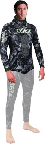 سترة Omer Blackstone 5 مم للرجال من Camo Wetsuit، رمادي in Kuwait