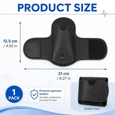 Stethoscope Holder for Scrubs,Stethoscope Holder,Stethoscope Holster,Stethoscope Clip,Stethoscope Accessories,Pu Leather,Secure Storage,for Most Stethoscopes, Including Littmann,Cardiology in Kuwait