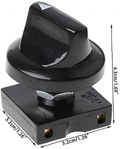 A Set Rotary Switch 4 Position 3 Speed Selector Switch Governor with Button Fan Speed Governor Fan Isolator Switch Professional Ceiling Fan Wall Controls Ceiling Fans Accessories in Kuwait