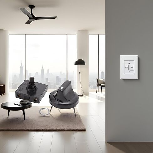 A Set Rotary Switch 4 Position 3 Speed Selector Switch Governor with Button Fan Speed Governor Fan Isolator Switch Professional Ceiling Fan Wall Controls Ceiling Fans Accessories in Kuwait