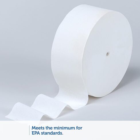 مناديل الحمام Kimberly-Clark Scott 07007 Coreless JRT Jr لموزعات JRT اليدوية، طول 1000 بوصة × عرض 3-49/64 بوصة، أبيض (علبة مكونة من 12) in Kuwait