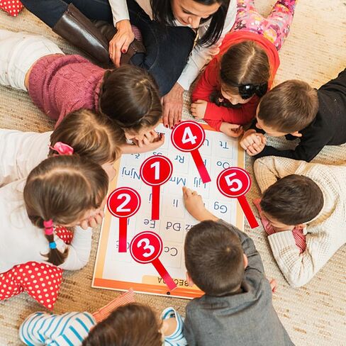 10 قطع من مجاذيف الأرقام المحمولة من Nolitoy 1-10 لوحات تسجيل مزدوجة الجوانب مع مقبض إسفنجي للأحداث الرياضية والتصويت في الفصل الدراسي وتسجيل المسابقات in Kuwait