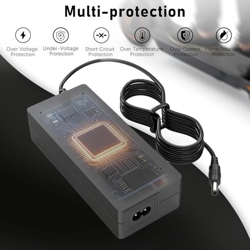 ETL Certified 29.4V 2A Electric Scooter Charger with 7 Plugs for 24V 25.2V 25.6V 7S Lithium Battery, Compatible with Razor/Gotrax/Jetson/Ninebot/Voyage, Hoverboard & EBike Fast Charger Replacment in Saudi Arabia