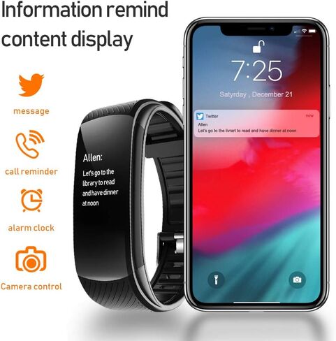 ساعة Heartcalm لتتبع اللياقة البدنية الذكية للنساء والرجال، IP67 متتبع النشاط المقاوم للماء مع عداد الخطوات، مراقب النوم، الإشعارات الذكية، أوضاع رياضية، سوار معصم رقمي in Kuwait