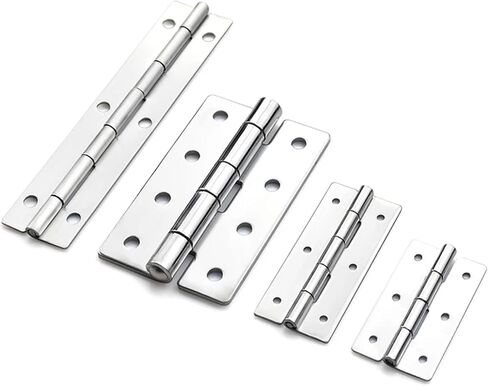 Stainless Steel Hardware Cabinet Door Hinge Butt 60mm/75mm/100mm/150mm Length 1Pcs(XK440-75) in Kuwait