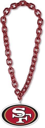 WinCraft San Francisco 49ers Big Chain Logo Plastic Necklace in Kuwait