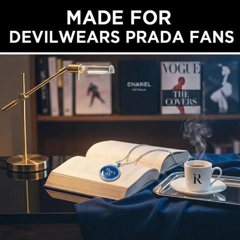 AICase for The Devil Wears Prada 2 Merch Double-Sided Pendant Necklace, for Movie Jewelry Gifts Outfits Thats All Shirt Tshirt Accessories Stuff Merchandise for Fans Women Birthday Mothers Day in Kuwait