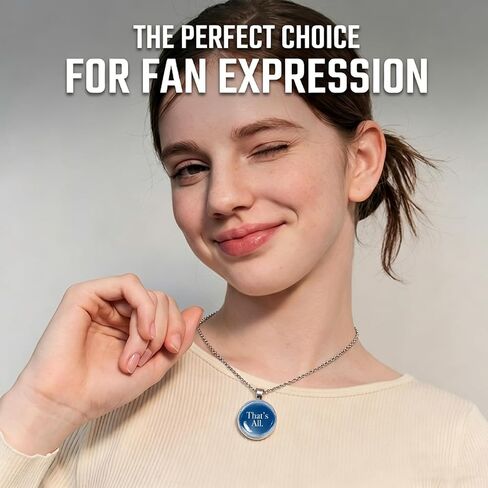 AICase for The Devil Wears Prada 2 Merch Double-Sided Pendant Necklace, for Movie Jewelry Gifts Outfits Thats All Shirt Tshirt Accessories Stuff Merchandise for Fans Women Birthday Mothers Day in Kuwait
