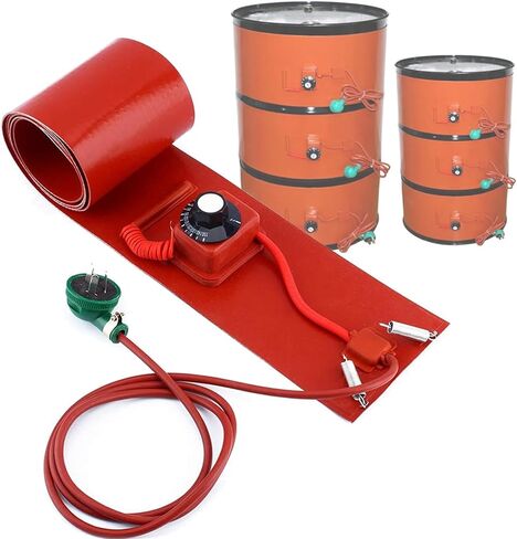 Adjustable Thermostat Oil Drum Heater - Barrel Band Heater for Efficient Heating & Heat Tracing of Oil and Gas Tanks - Durable & Practical Solution in Kuwait