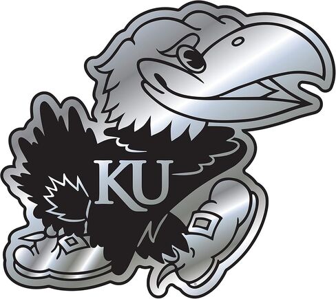 Kansas Magnet (CHROME KU JAYHAWK MAGNET (3",6"), 6 in) in Kuwait