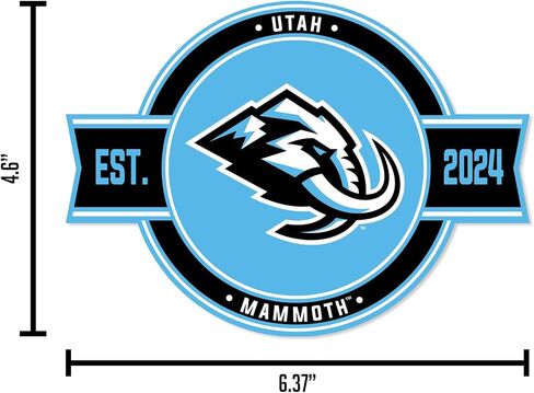 ريكو إندستريز NHL Hockey Utah Mammoth مغناطيس قياسي - للسيارة والثلاجة in Kuwait