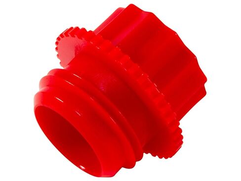Caplugs P-68VH P Series Plastic Threaded Plug for Pipe Fittings, HD-PE, to Plug Thread Size 3/4" NPS, Tapered & Straight, Temporary Seals, Thread Protection, Leak Prevention, Red (Pack of 100) in Kuwait