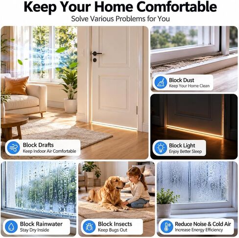 V Foam Weather Stripping Door Seal, Self-Adhesive Door Frame Draft Stopper & Gap Filler, Weatherproof Insulation Strip for Light Blocking, Soundproofing, Ideal for Exterior Front Door Sides in Saudi Arabia