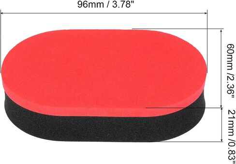 PATIKIL Table Tennis Rubber Cleaner, 2 Pack Ping Pong Cleaning Sponge Paddle Cleaner Racket Care Soft, Red Black in Kuwait