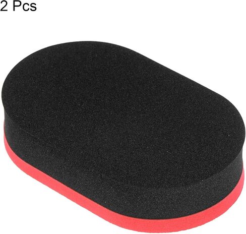 PATIKIL Table Tennis Rubber Cleaner, 2 Pack Ping Pong Cleaning Sponge Paddle Cleaner Racket Care Soft, Red Black in Kuwait