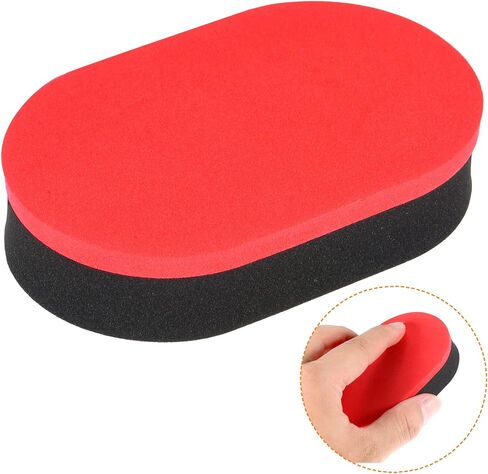 PATIKIL Table Tennis Rubber Cleaner, 2 Pack Ping Pong Cleaning Sponge Paddle Cleaner Racket Care Soft, Red Black in Kuwait