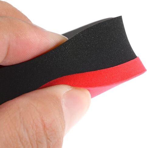 PATIKIL Table Tennis Rubber Cleaner, 2 Pack Ping Pong Cleaning Sponge Paddle Cleaner Racket Care Soft, Red Black in Kuwait