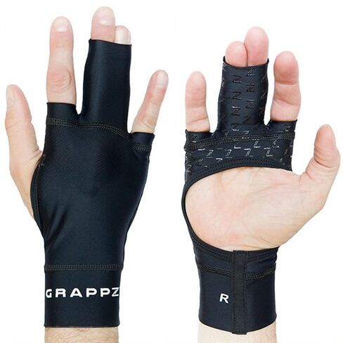 قفازات ضغط لقوس الإصبع الأوسط من Grappz - شريط صديق رياضي وبديل جبيرة إصبع الزناد - كم الإصبع ودعامة، وتخفيف آلام التهاب المفاصل ومثبت المفاصل لجميع الرياضات - للجنسين مقاس L in Kuwait