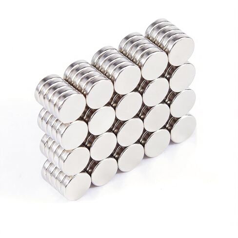 200 Pieces 5x1.5mm(0.196x0.059inches) Strong Small Round Magnets, Neodymium Magnets for Fridge Stickers, 3D Printing, Crafts, DIY, Miniature Models, Office, Classroom and Science Projects in Kuwait