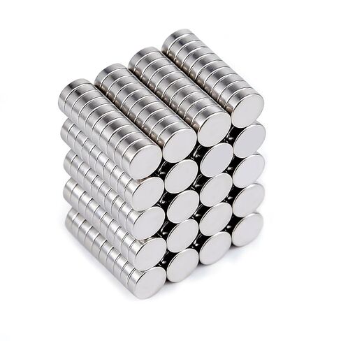 200 Pieces 5x1.5mm(0.196x0.059inches) Strong Small Round Magnets, Neodymium Magnets for Fridge Stickers, 3D Printing, Crafts, DIY, Miniature Models, Office, Classroom and Science Projects in Kuwait