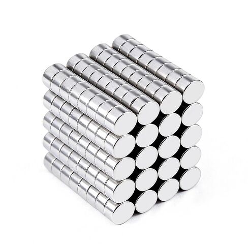 200 Pieces 5x1.5mm(0.196x0.059inches) Strong Small Round Magnets, Neodymium Magnets for Fridge Stickers, 3D Printing, Crafts, DIY, Miniature Models, Office, Classroom and Science Projects in Kuwait