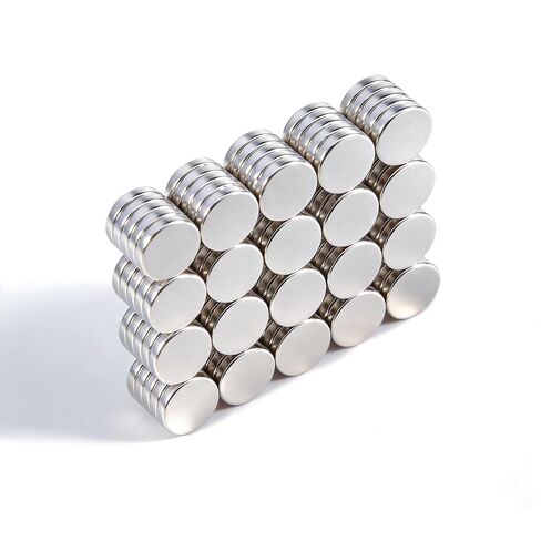 200 Pieces 5x1.5mm(0.196x0.059inches) Strong Small Round Magnets, Neodymium Magnets for Fridge Stickers, 3D Printing, Crafts, DIY, Miniature Models, Office, Classroom and Science Projects in Kuwait