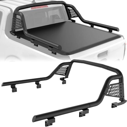 Premium Truck Sport Bar for 2022-2025 Maverick - Alloy Steel Construction, Quick & Easy Installation, Essential Truck Accessory for Enhanced Style & Functionality|Compatible with Soft Roll-Up in Saudi Arabia