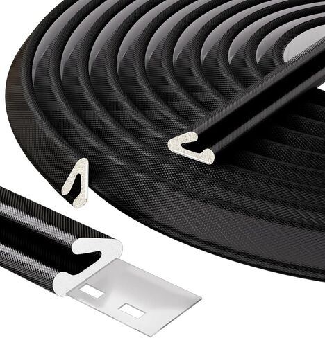 V-Shaped Weather Stripping Door Seal, 19.7FT Draft Stopper for Doors/Windows, Gaps, Dustproof, Soundproof & Thermal Insulating, Noise-Reducing, Light-Blocking Door Gap Filler in Saudi Arabia